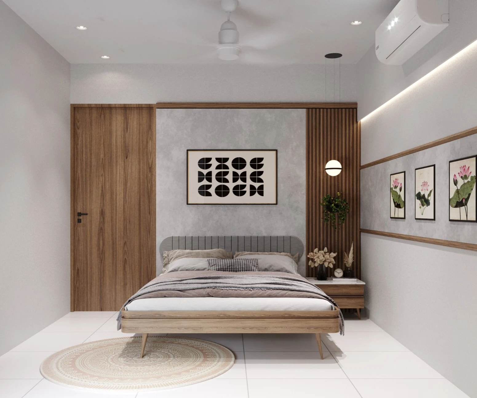 Elegant Modern Bedroom Interior for Contemporary Homes