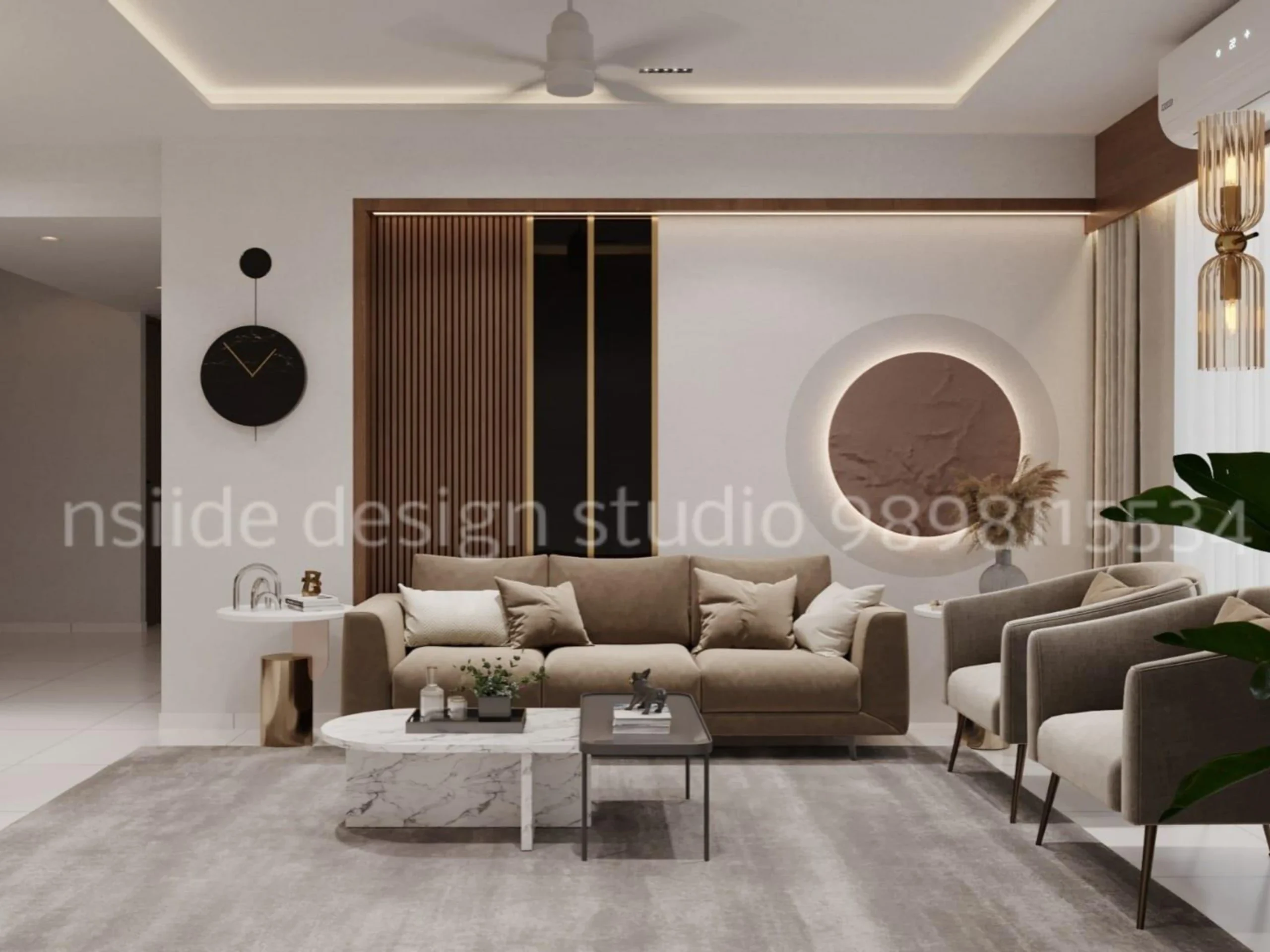 Elegant Modern Living Room Interior Design Ideas