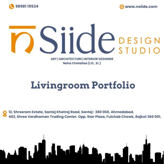 Luxury Living Room Interior Design Portfolio Gujarat