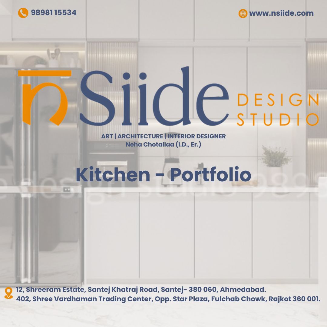 Modern Kitchen Interior Design Portfolio by nSiide