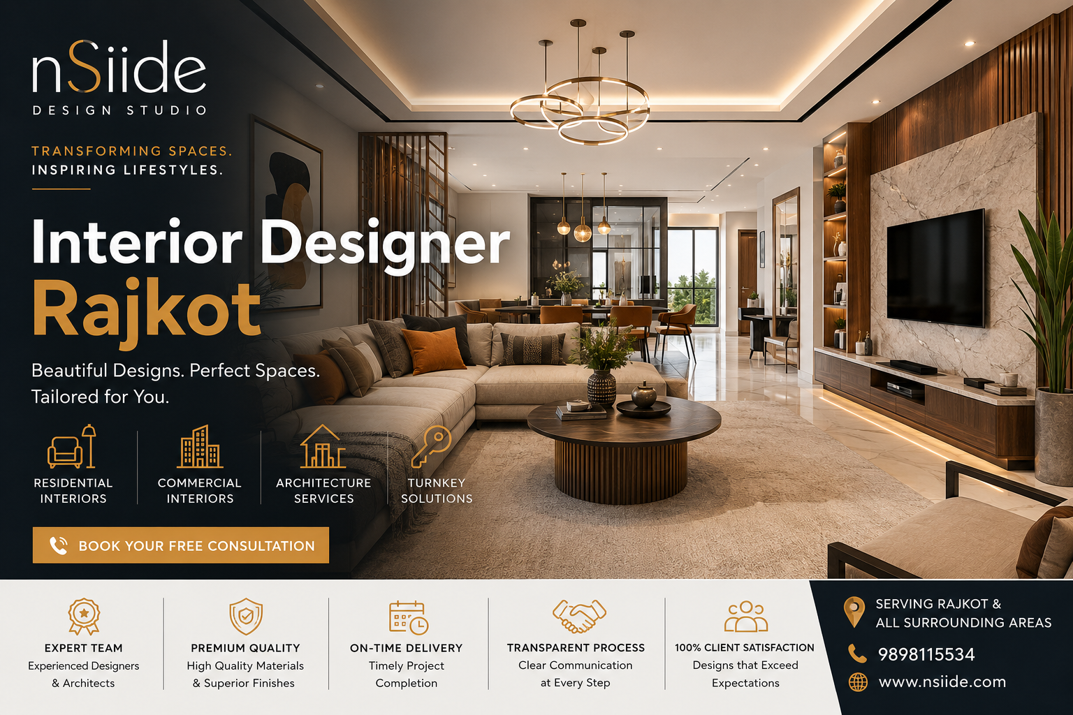 Best Interior Designer in Rajkot - nSiide Design Studio