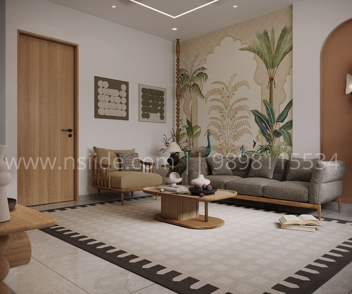 Interior luxury living room interior design